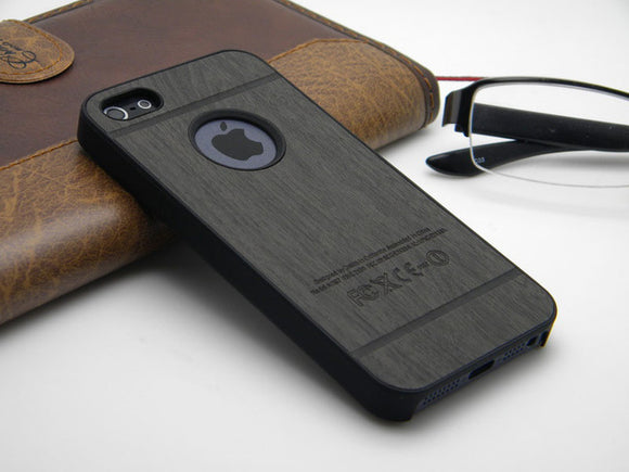 Classic wood Vintage Retro Style PU leather with hard case for iphone 6 6S Plus