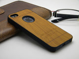 Classic wood Vintage Retro Style PU leather with hard case for iphone 6 6S