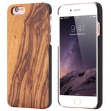 Retro Real Wooden Phone Case For iPhone X