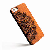 Natural Embossed Wood Phone Cases for iphone 7 Plus