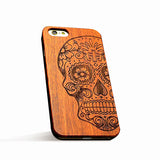 Natural Embossed Wood Phone Cases For Iphone 6 6s