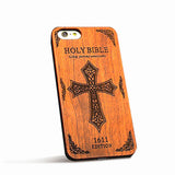 Natural Embossed Wood Phone Cases For Iphone 5 5s SE