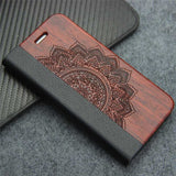 Retro Luxury Leather Flip Case For iPhone 8 plus