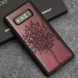 Samsung Note 8 Case Luxury Wood Carving Totem