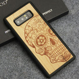 Samsung Note 8 Case Luxury Wood Carving Totem